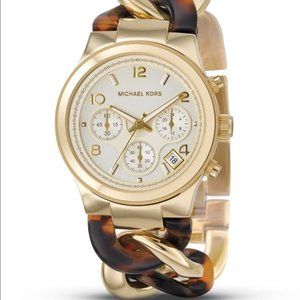 Michael Kors Tortoise Link Watch